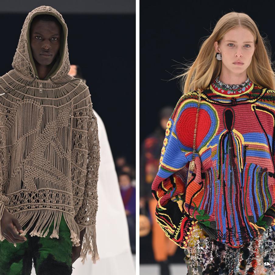 Новое видение худи на показе Givenchy.