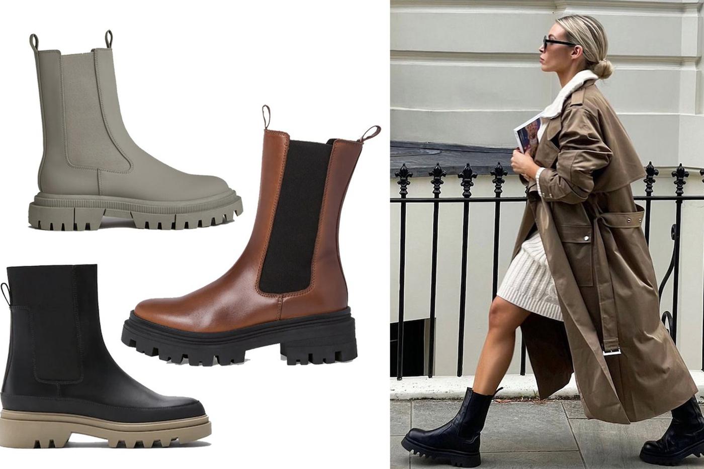 Челси Massimo Dutti (16 990 руб.) / Bershka (3999 руб.) / Tamaris (8990 руб.)