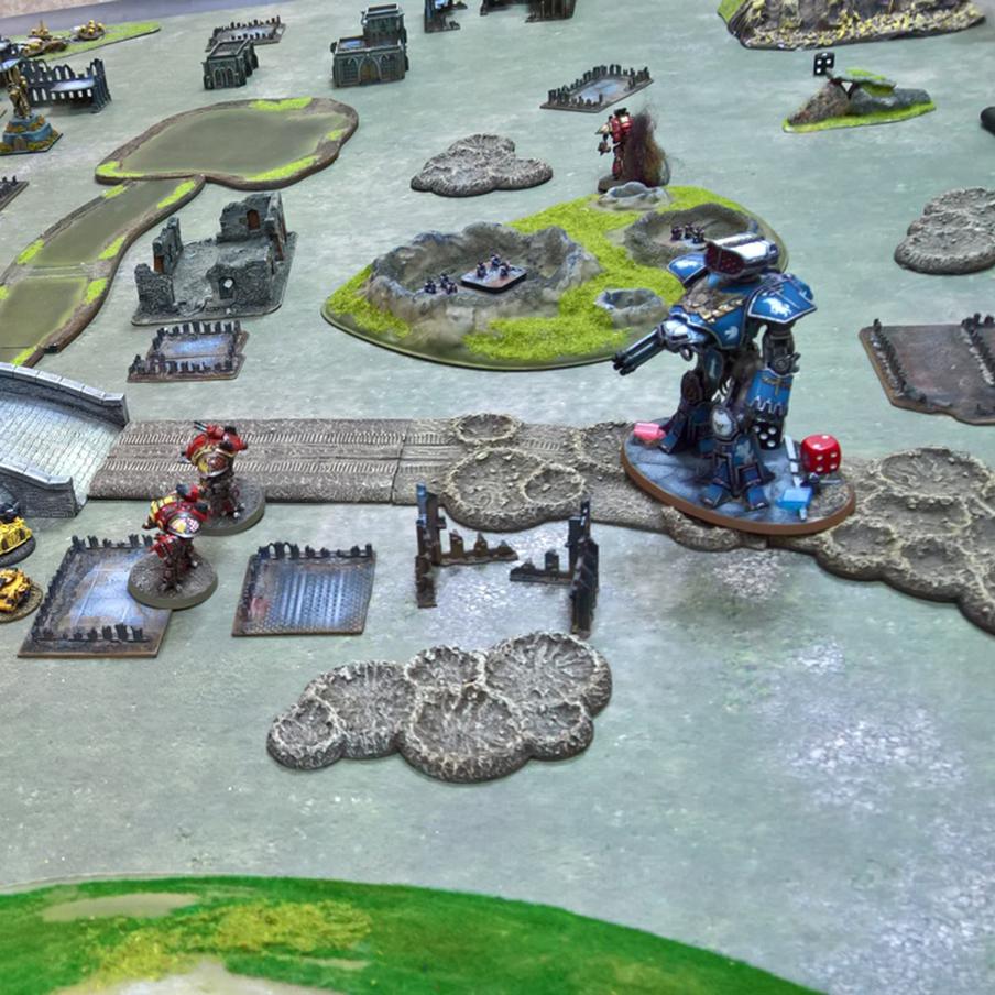 Настольная игра вселенной Warhammer.