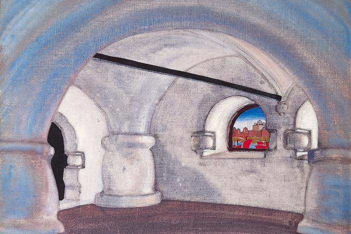 Николай  Рерих "Горница в тереме Садко", холст, темпера,  1920 г.