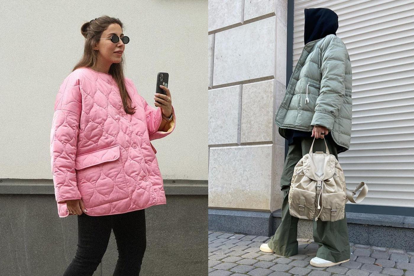 Стёганая куртка – вариант для любого образа, спортивного или элегантного.