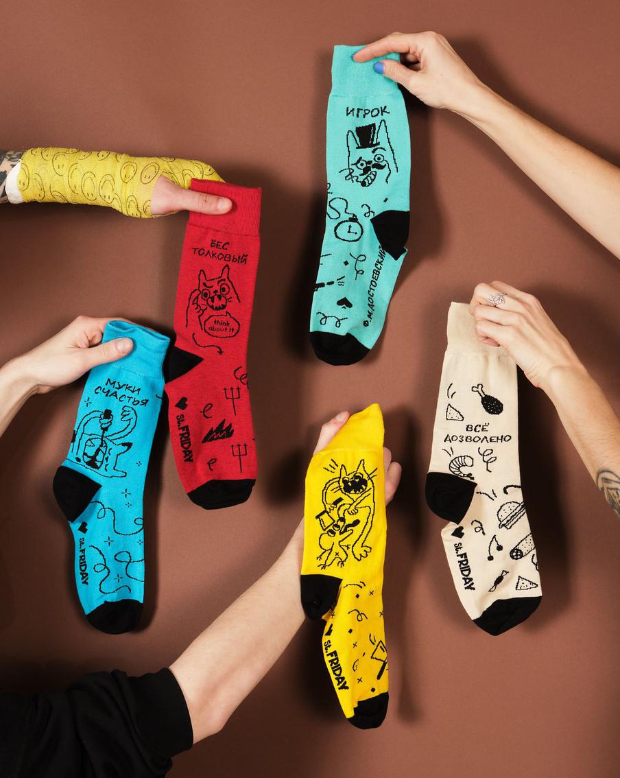 Новые модели носков St.Friday Socks