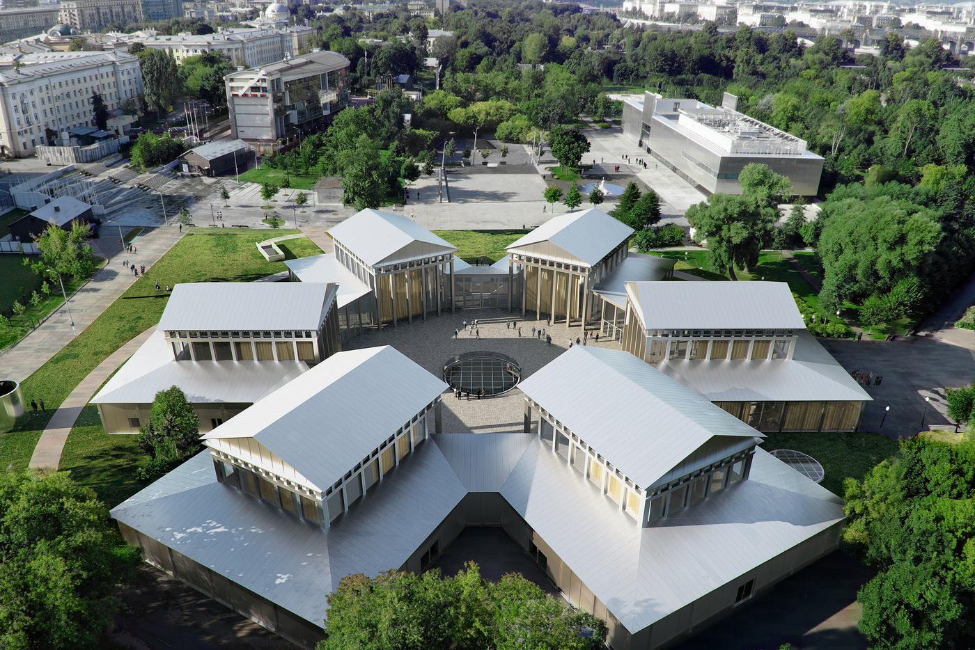 У музея "Гараж" появилась шестерёнка размером в целый павильон. Каким будет новое пространство