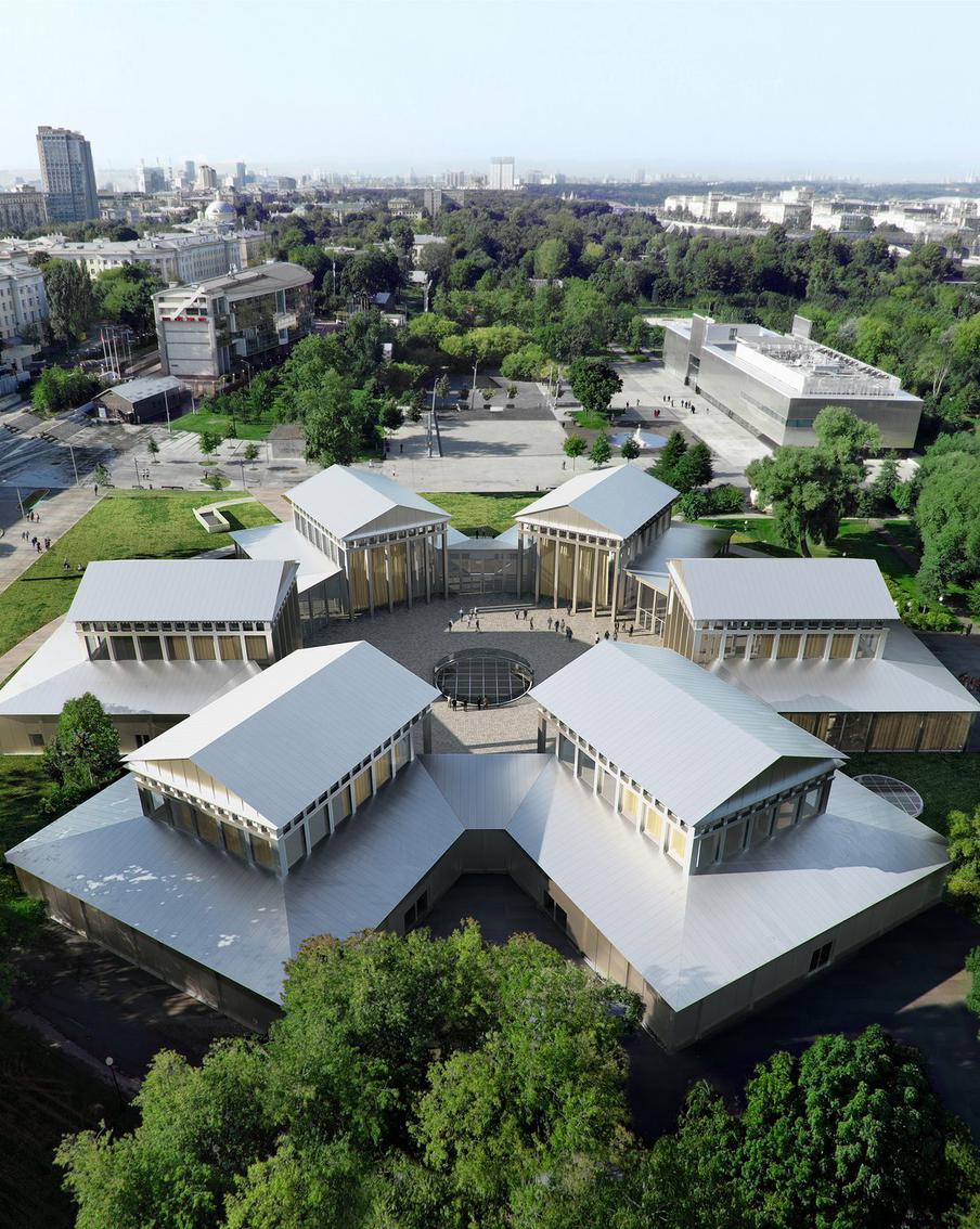 У музея "Гараж" появилась шестерёнка размером в целый павильон. Каким будет новое пространство