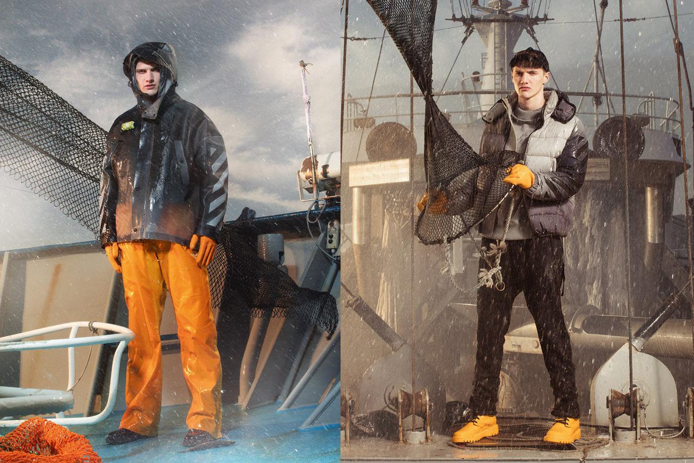 Совместная коллекция Moncler и Off-White.