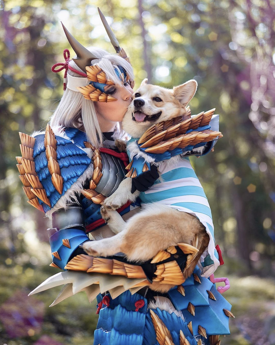 Персонаж игры Monster Hunter: Iceborne.