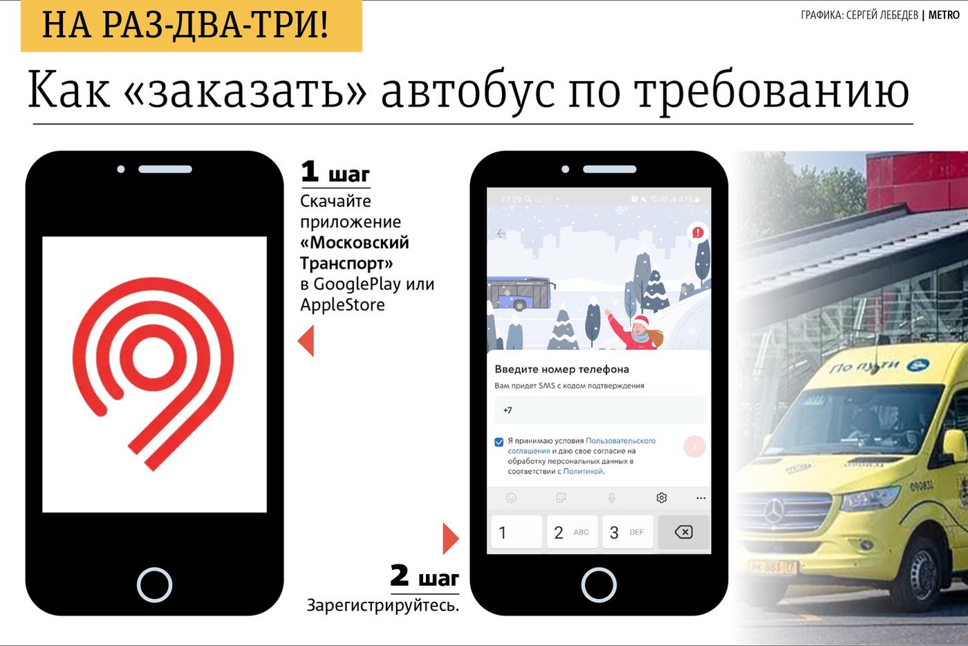 Шаги 1 и 2: скачайте приложение и зарегистрируйтесь.