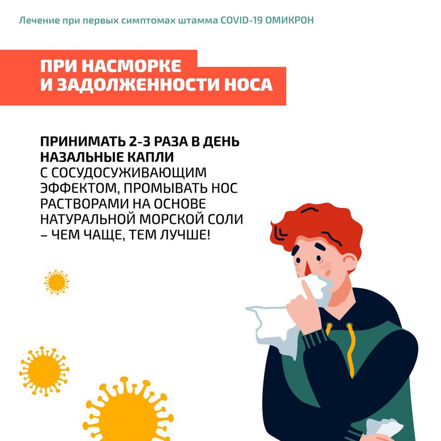При первых симптомах штамма Covid-19 омикрон рекомендуют действовать следующим образом: