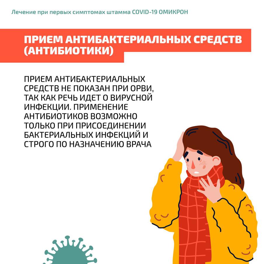 При первых симптомах штамма Covid-19 омикрон рекомендуют действовать следующим образом: