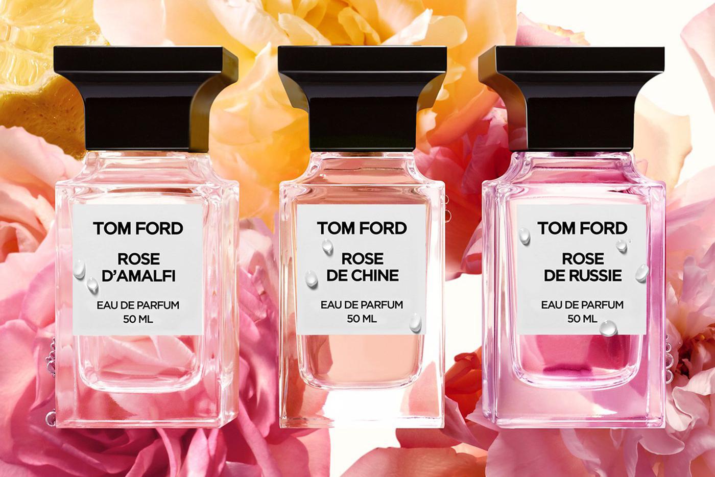 Три новых аромата с розой от Tom Ford.