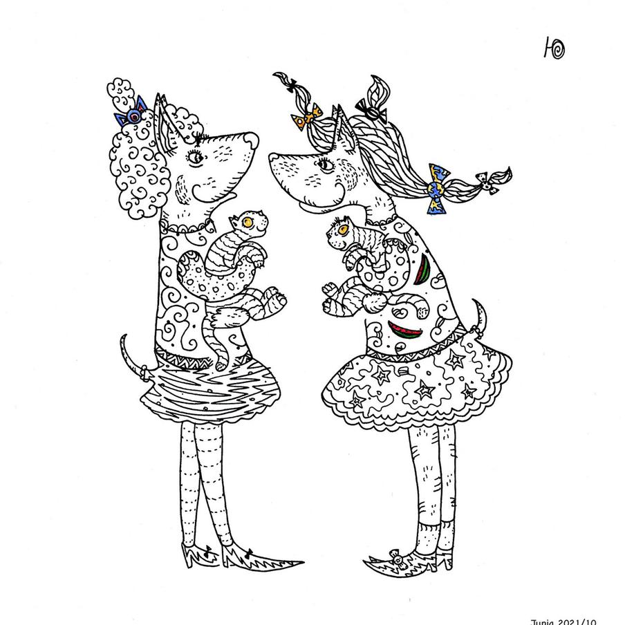 Юния называет созданный мир "Собачество"