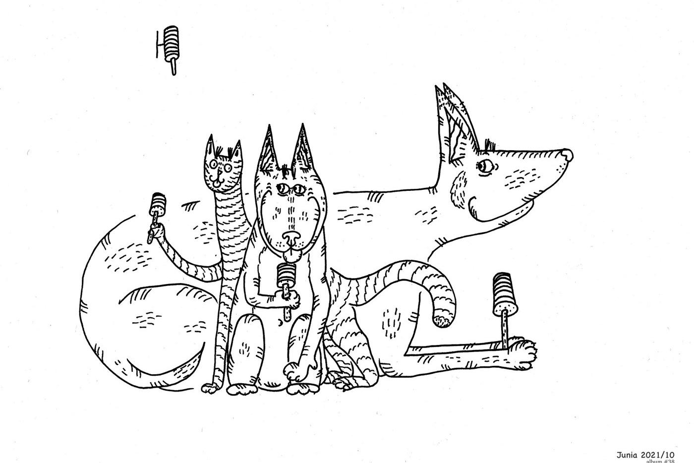 Юния рисует с двух лет