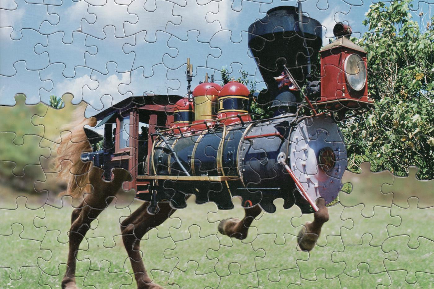 Работа "Металлический конь".