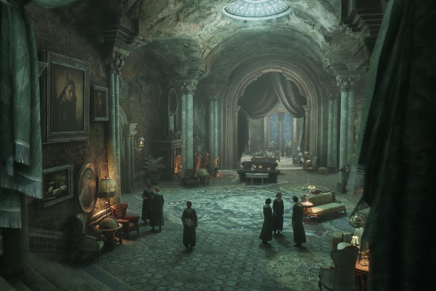 Игра начинается с создания персонажа и выбора факультета.