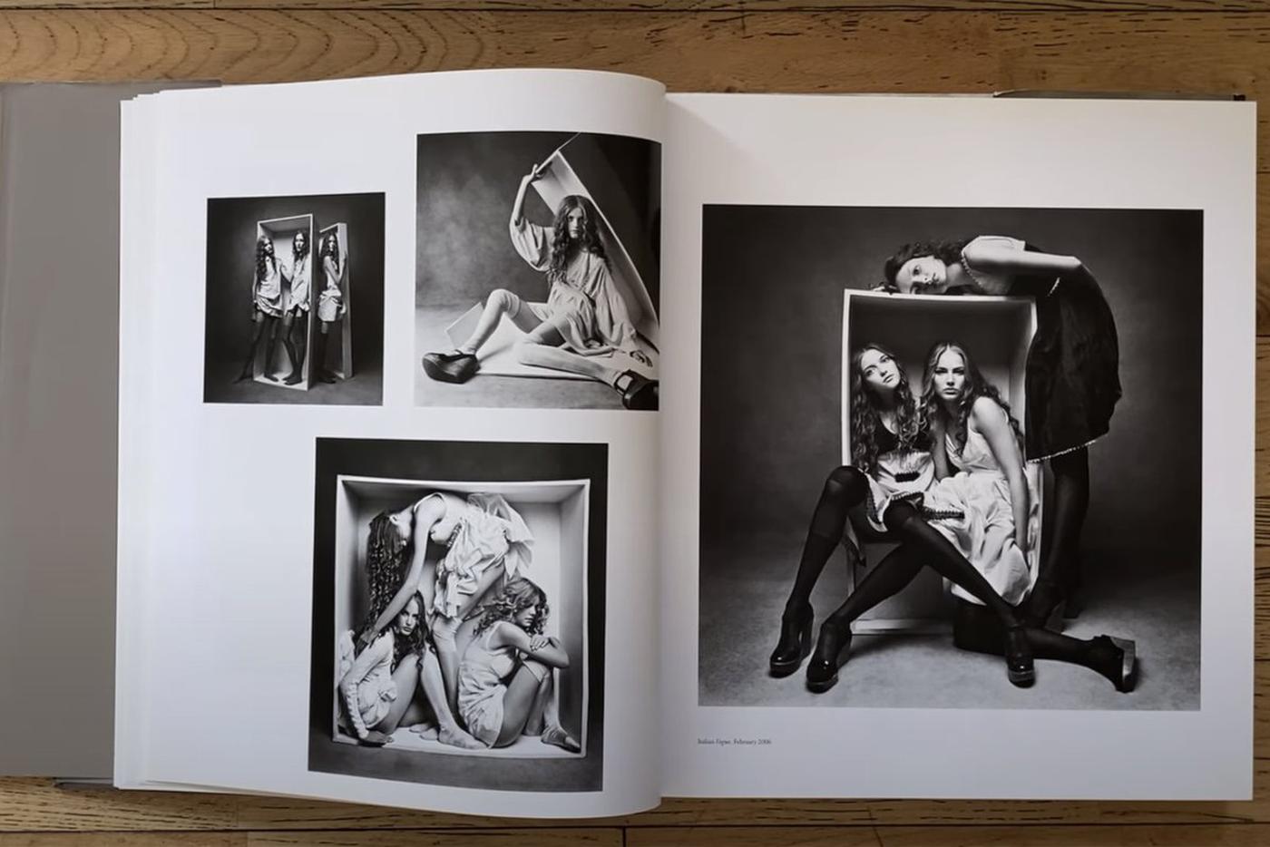 Работы Патрика Демаршелье из его фотоальбома Patrick Demarchelier Portfolio Book.