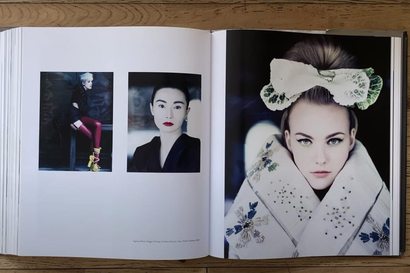 Работы Патрика Демаршелье из его фотоальбома Patrick Demarchelier Portfolio Book.