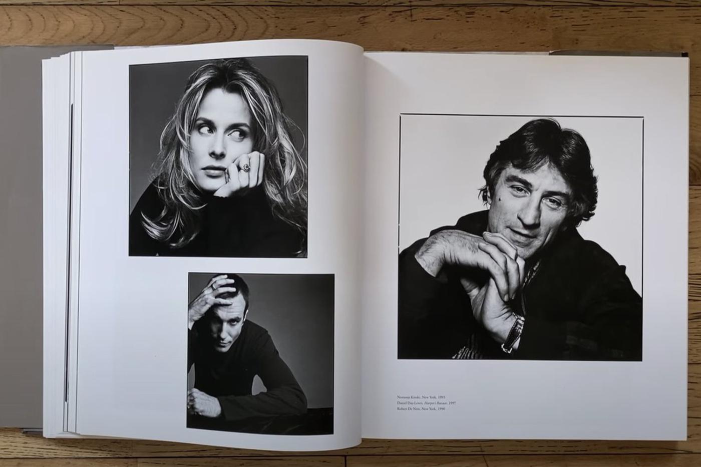 Актёры в фотоальбоме Patrick Demarchelier Portfolio Book.