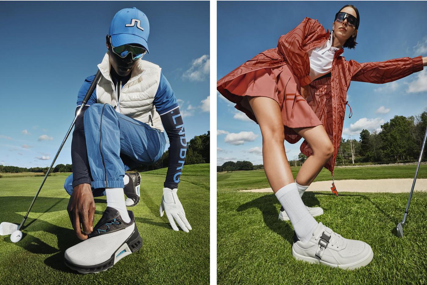 Модели из совместной коллекции ECCO Golf и J. Lindeberg.