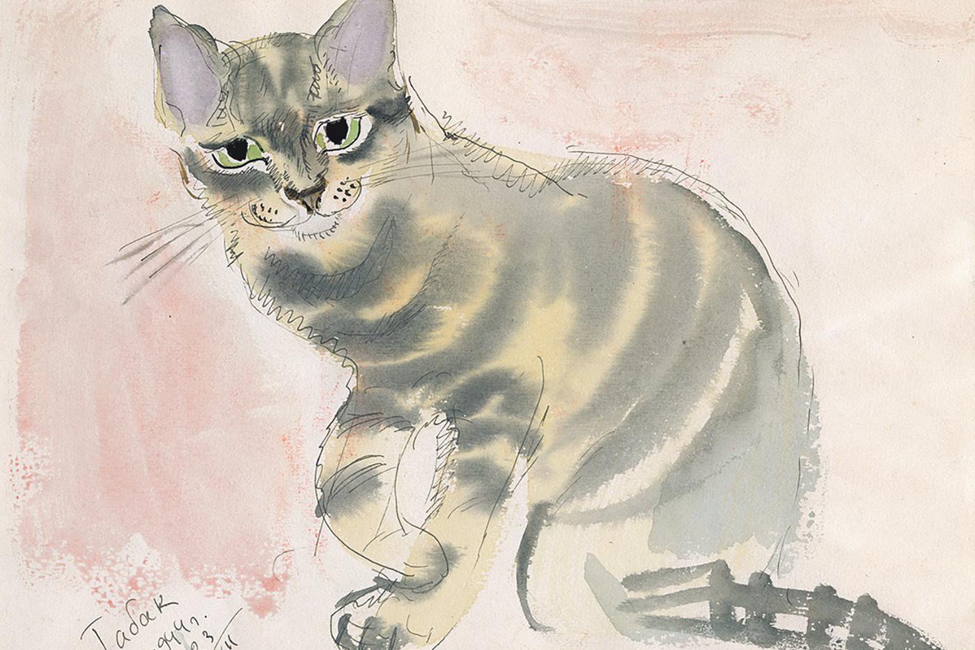 "Кот Табак", 1944, Татьяна Маврина.