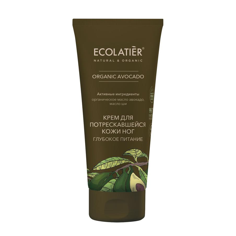 Крем для потрескавшейся кожи ног Ecolatier Organic Avocado "Глубокое питание".