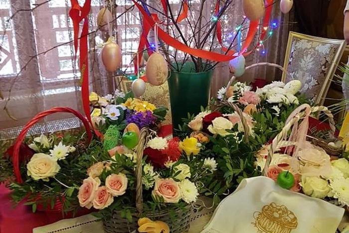 Гнёзда из берёзовых веток и пророщенная пшеница. Украшаем пасхальный стол изящно и оригинально