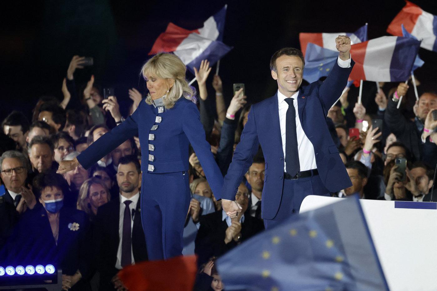 Франция выборы Бриджит Макрон