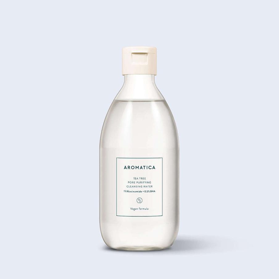 Мицеллярная очищающая вода Aromatica Tea tree Pore Purifying Cleansing Water 1% Niacinamide + 0.5% BHA (1861 руб.)