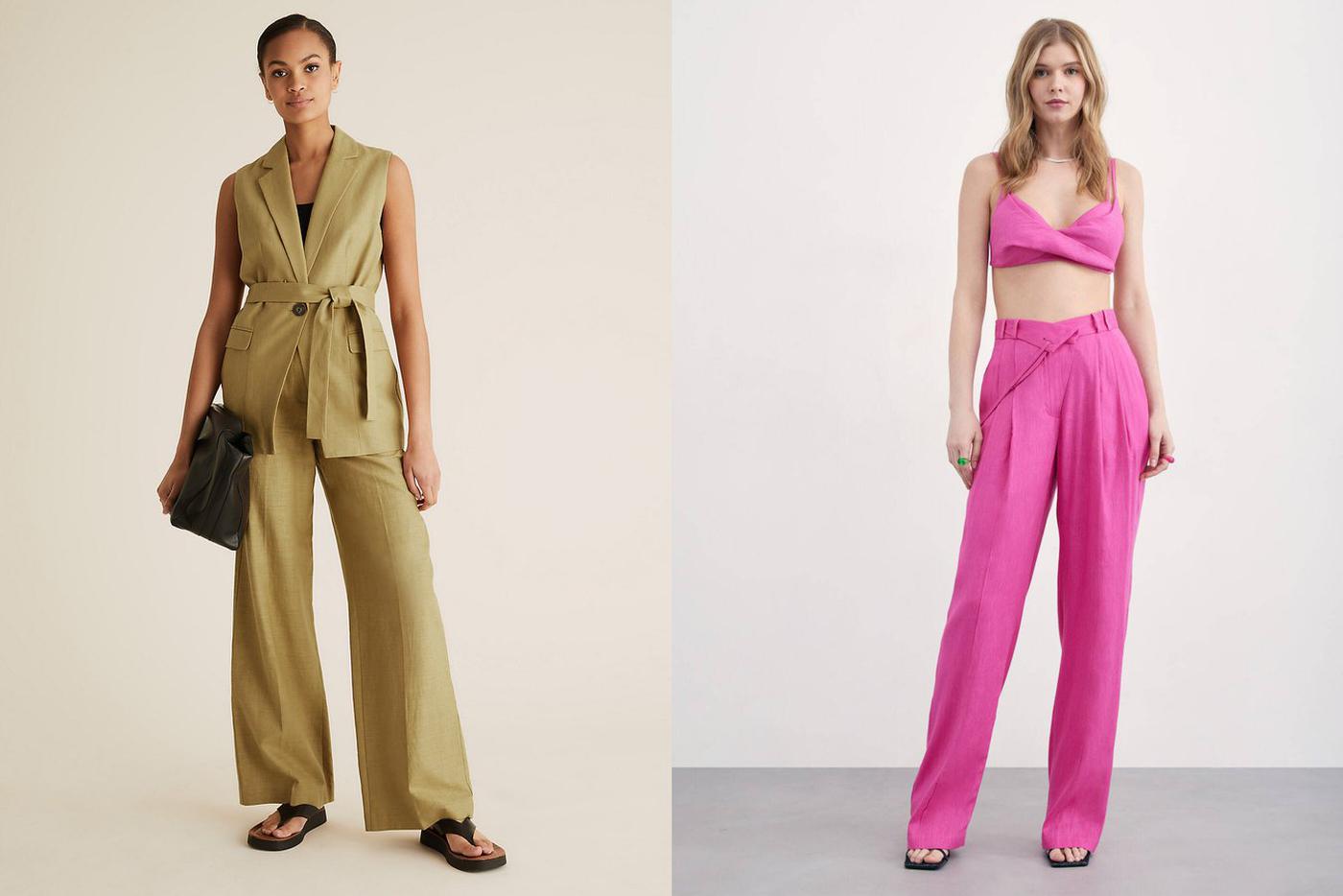 Жилет и брюки Marks & Spencer / Топ и брюки I Am Studio.