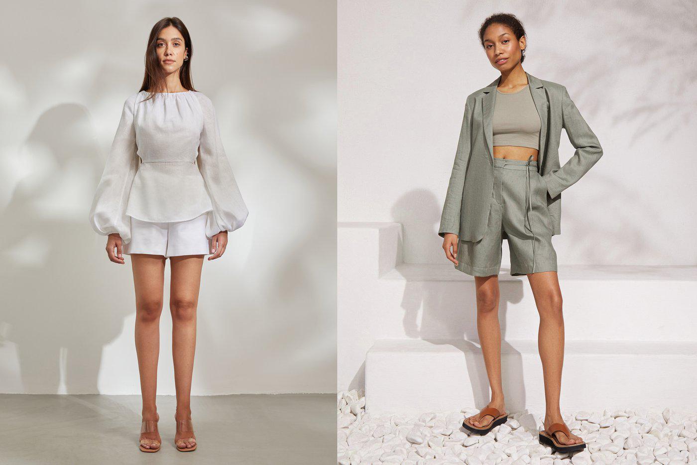 Блузка и шорты Lime / Жакет и шорты 12Storeez.