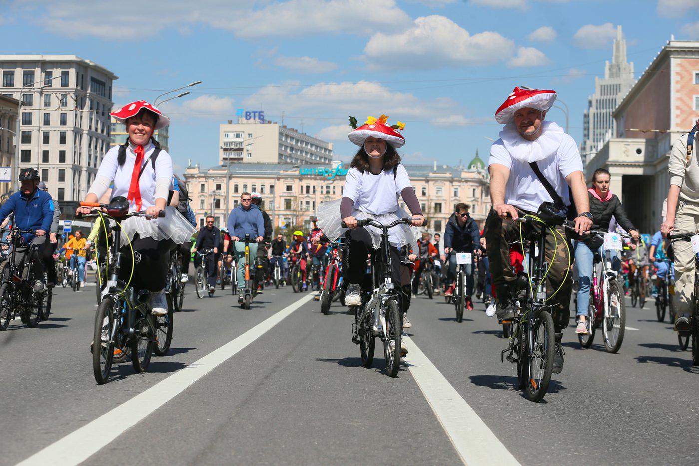 Московский веломарафон прошёл весело.
