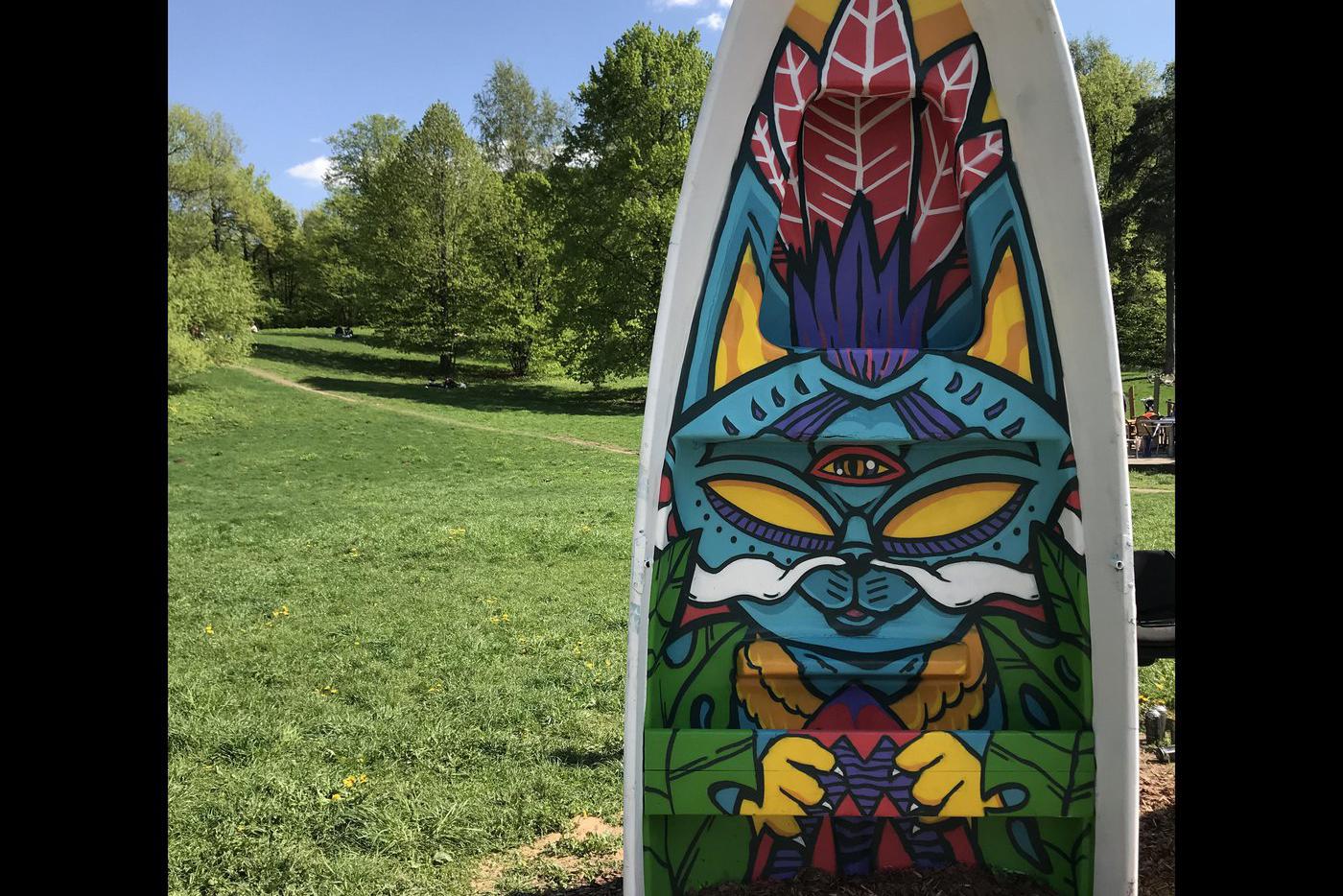 Ещё одна красочная стилизация.