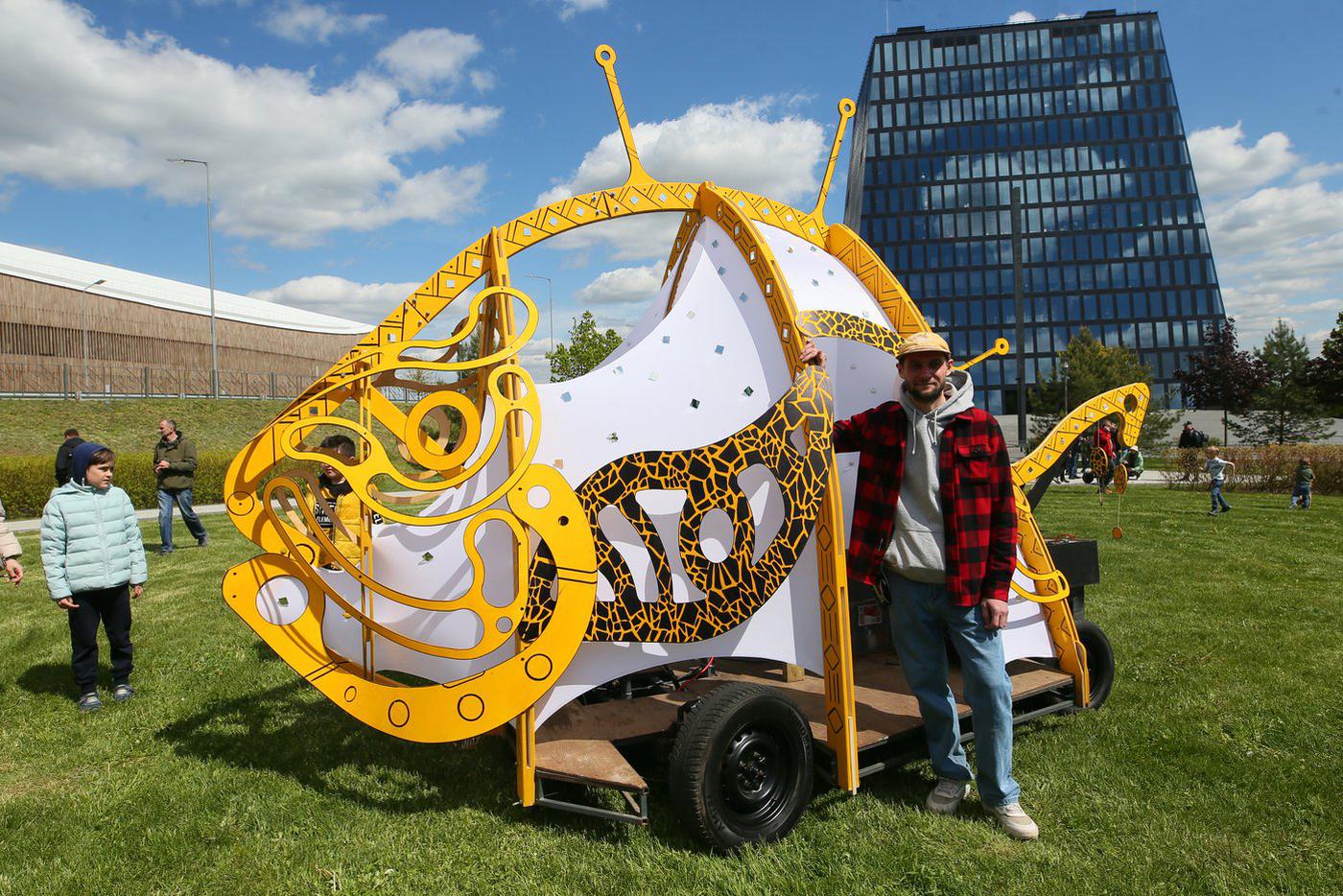 "Солнечная рыба" на geek-параде в "Сколково" и её создатель Евгений Реснянский