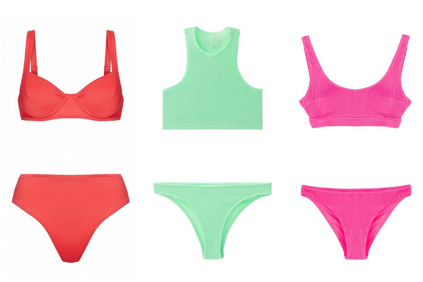 Купальник Belle You (8978 руб.) / Купальник befree (2598 руб.) / Купальник Gloria Jeans (1598 руб.)