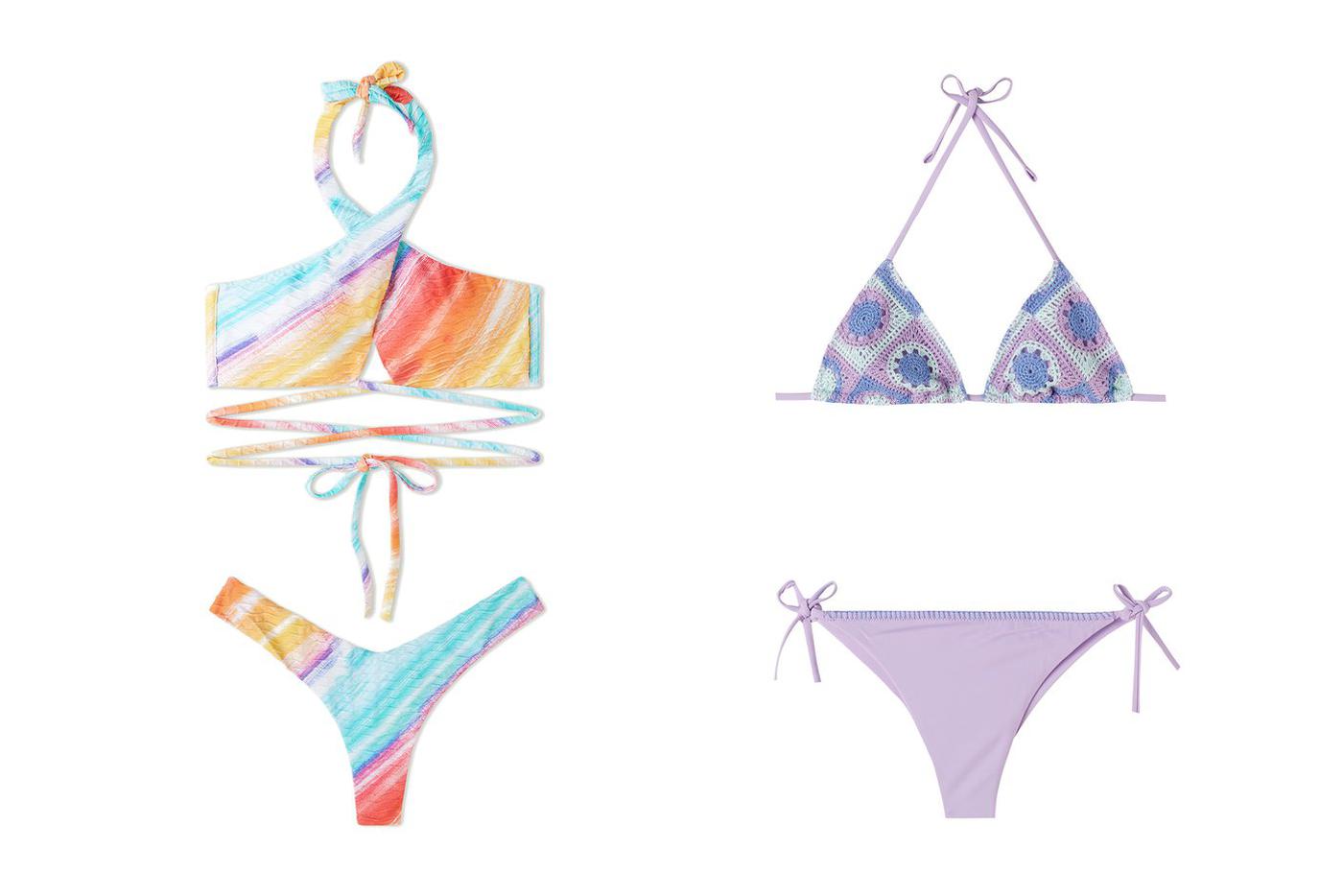 Купальник Tezenis (3098 руб.) / Купальник Calzedonia (6698 руб.)