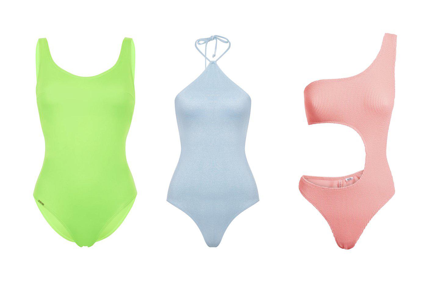 Купальник Incanto (4499 руб.) / Купальник 12Storeez (5980 руб.) / Купальник Guess (8900 руб.)