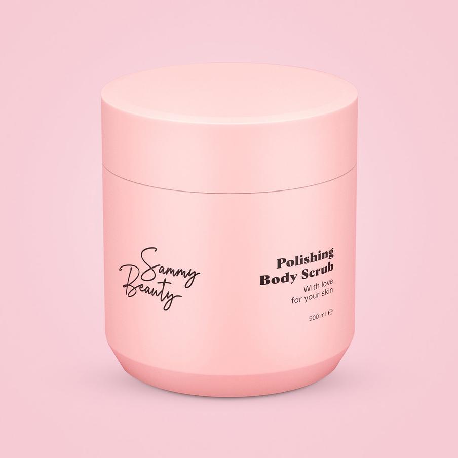 Полирующий скраб на основе морской и гималайской соли Sammy Beauty.