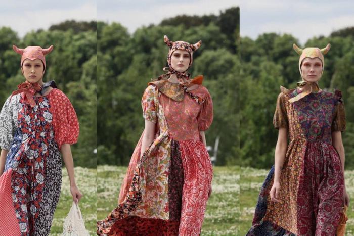 Почему модели в шлемах с рожками вдруг побежали по столичным дорожкам