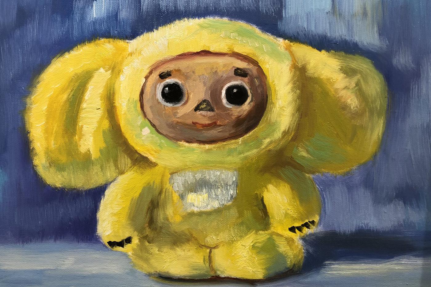 Работы Вани Волжского, представленные на выставке