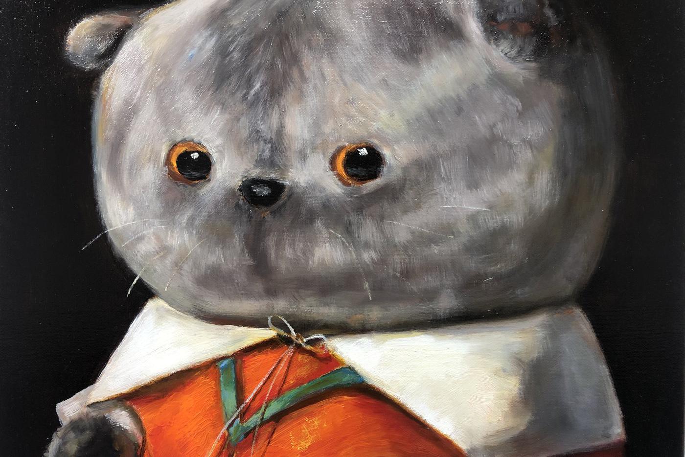 Работы Вани Волжского, представленные на выставке