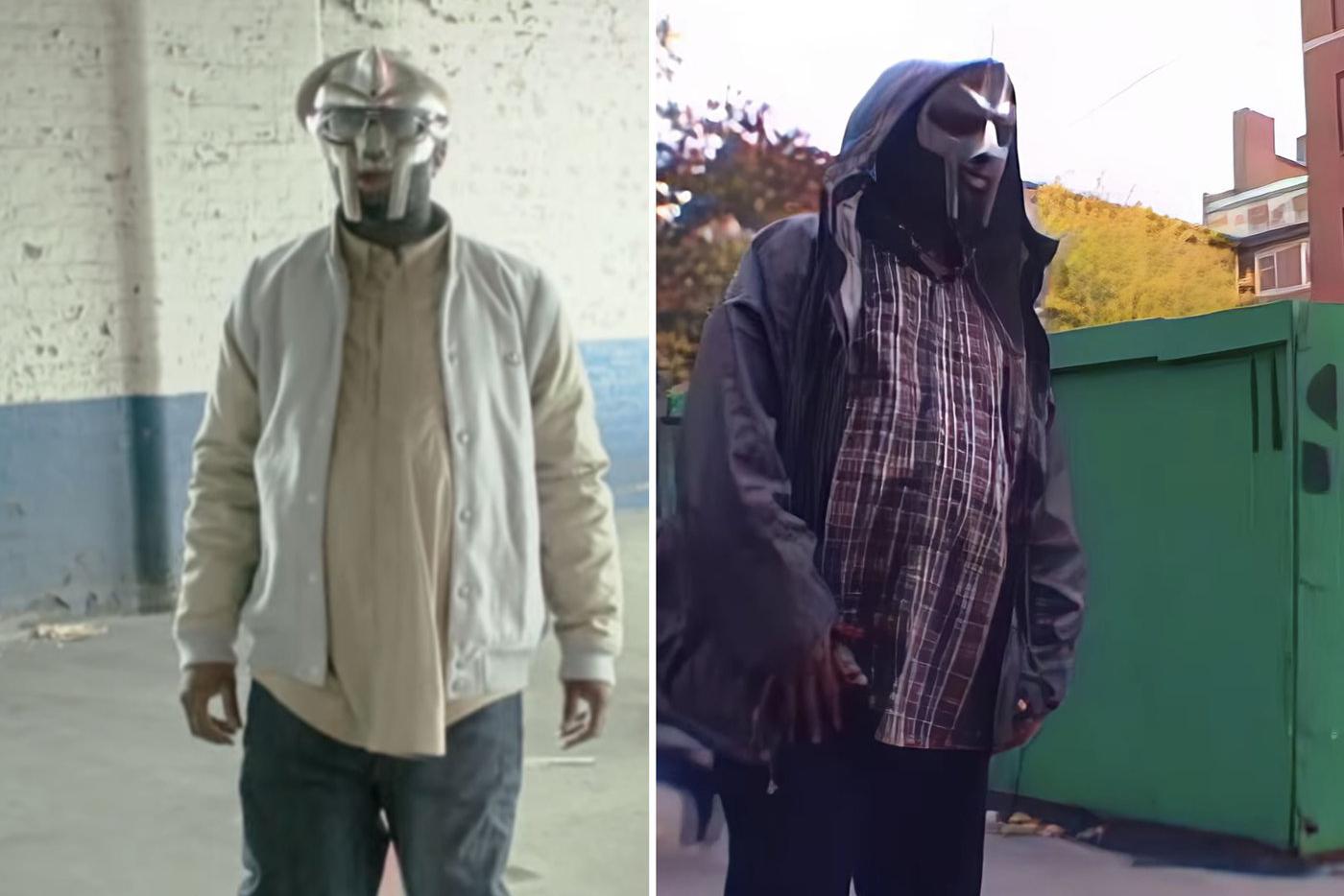 Кадры из клипов MF DOOM.