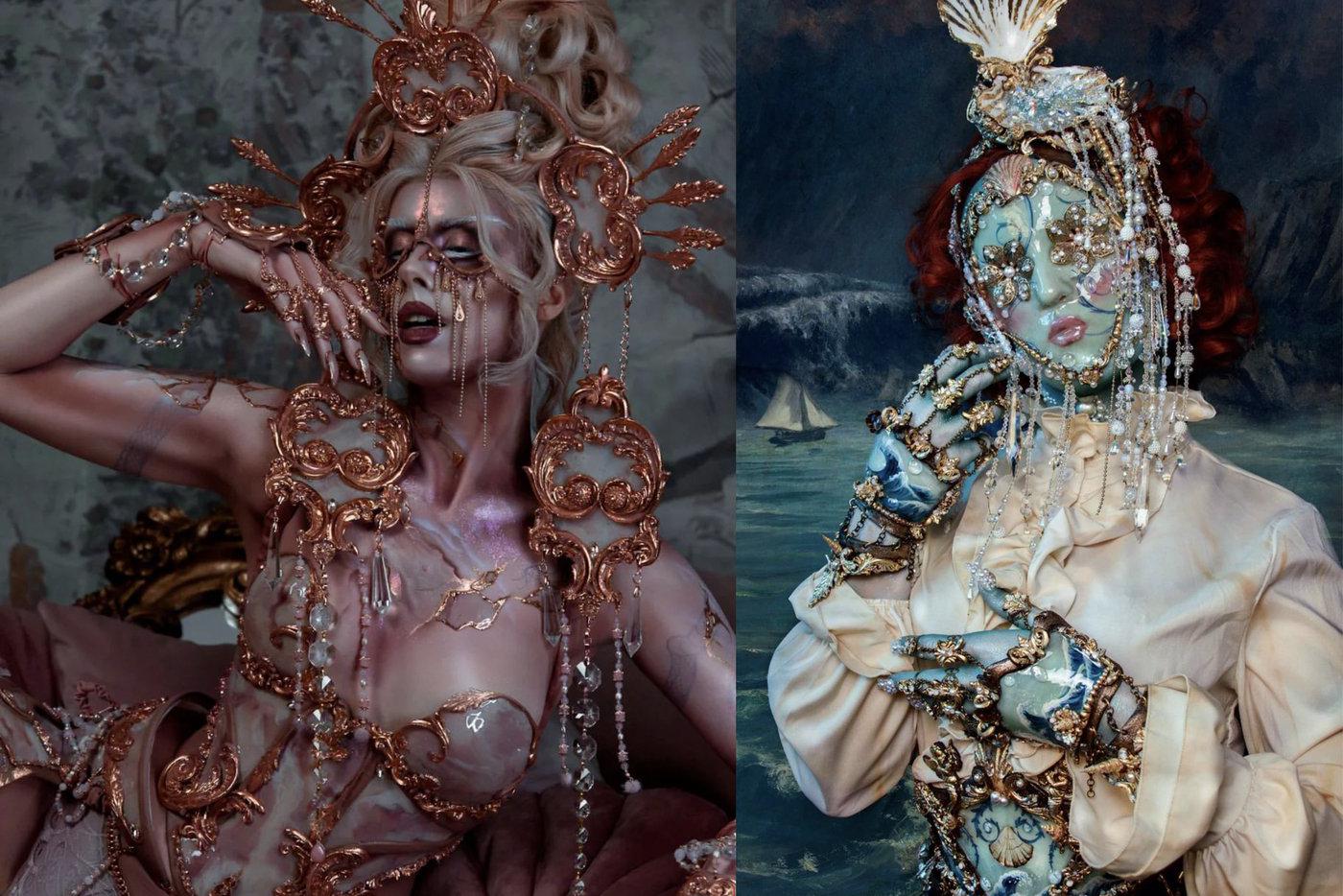 Фантазийные работы Джойс Спакман.