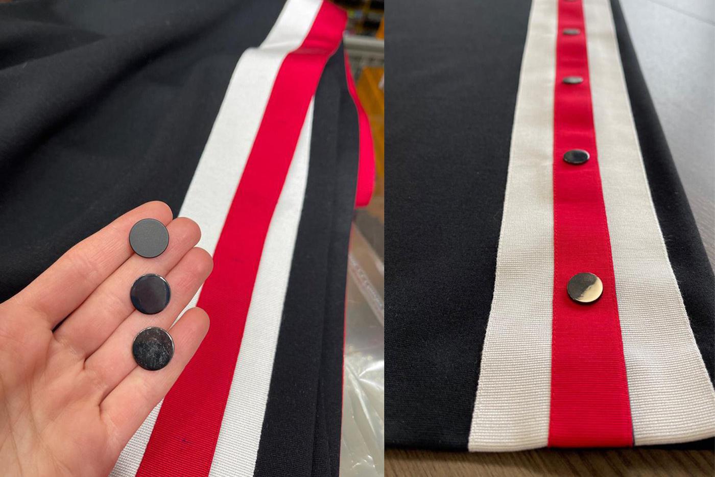 Брюки, которые малы, можно сделать шире, добавив декоративную вставку.