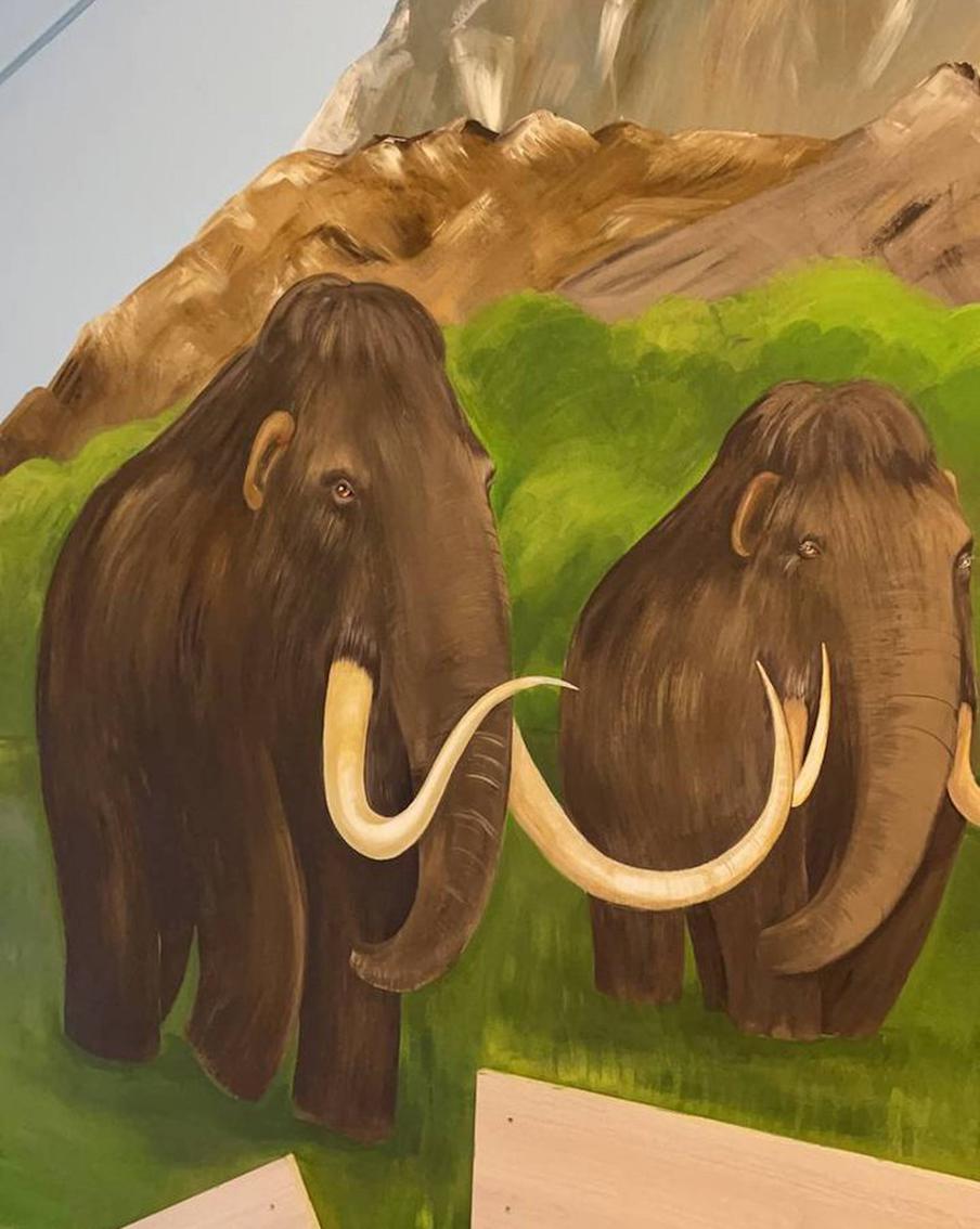 Мамонтам тоже нашлось место.