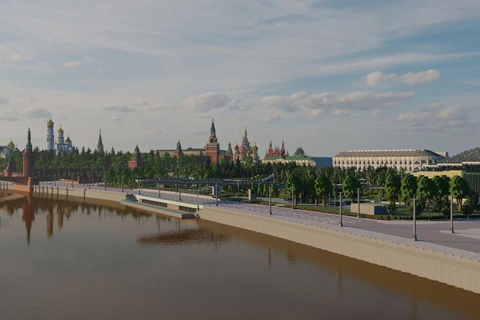 Фанаты компьютерной игры построили Красную площадь и "Москву-Сити"