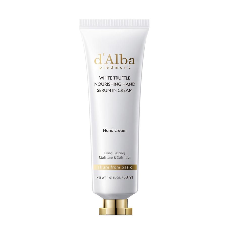 Питательный крем для рук d’Alba White Truffle Nourishing Hand Serum In Cream (825–1500 руб.).