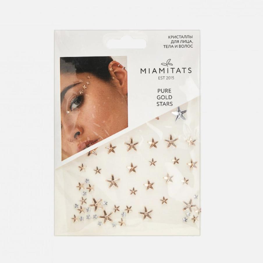 Стразы для лица Miamitats (292-390 руб.)