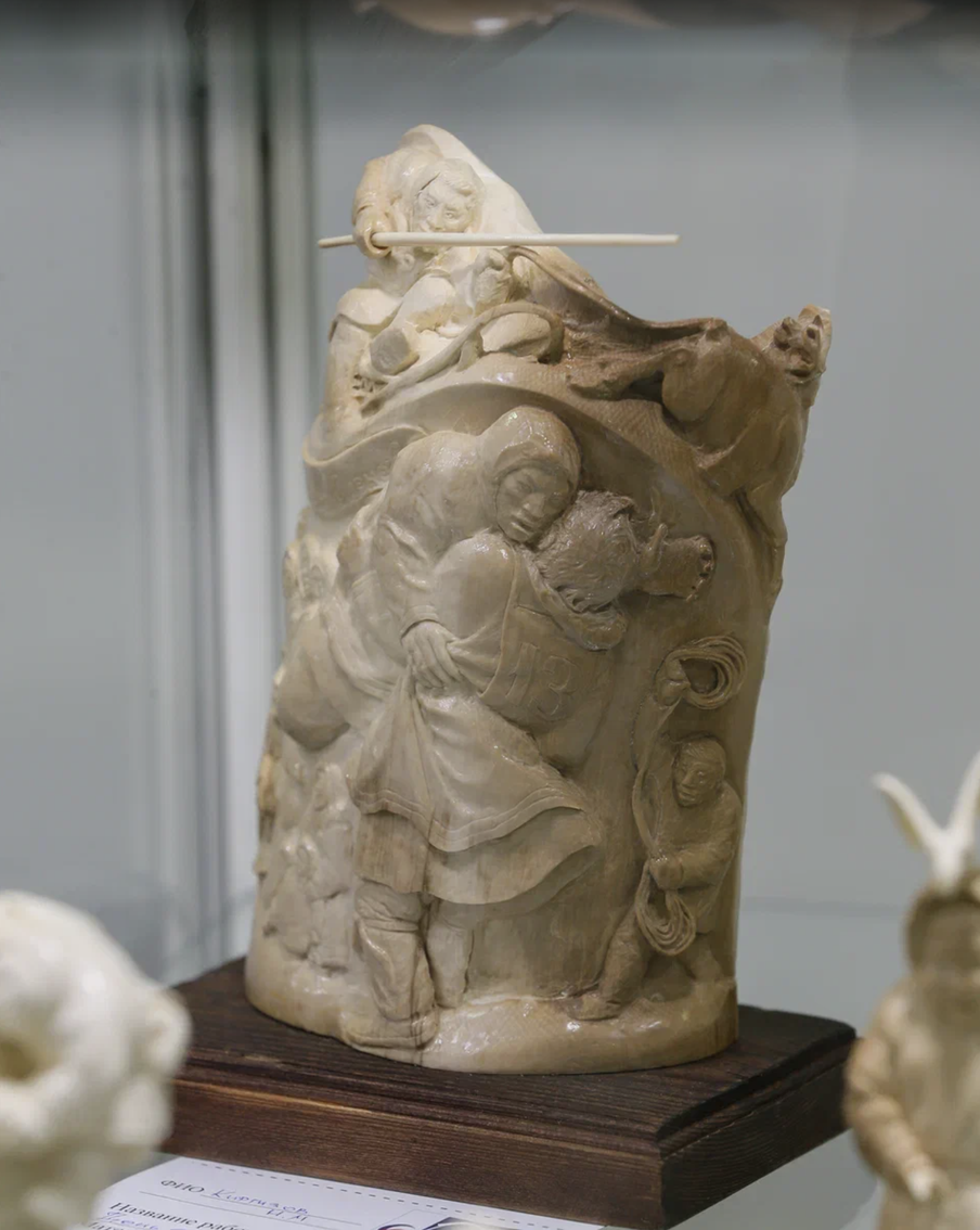 Работа Николая Киргизова "День оленевода". 