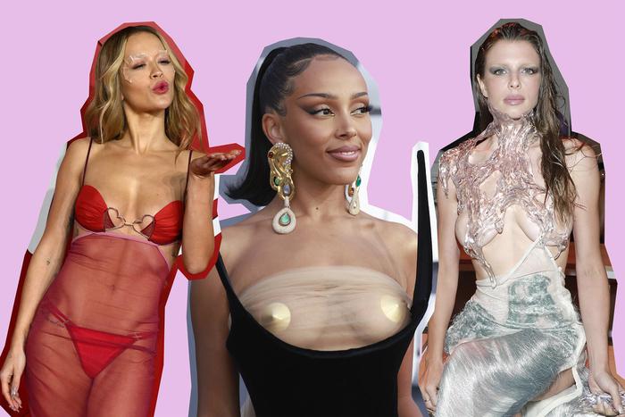 Самые "голые" наряды знаменитостей, которые поразили нас в 2022 году