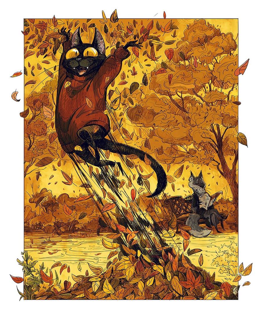 Январь для пробы пера, серый февраль и праздничный, но не слишком декабрь – зимние месяцы из жизни котов