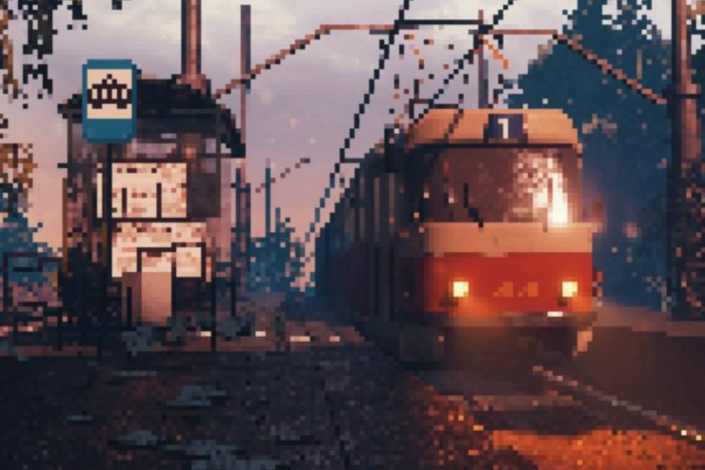 Уличный ларёк, железную дорогу и советский ковёр теперь можно увидеть в пикселях